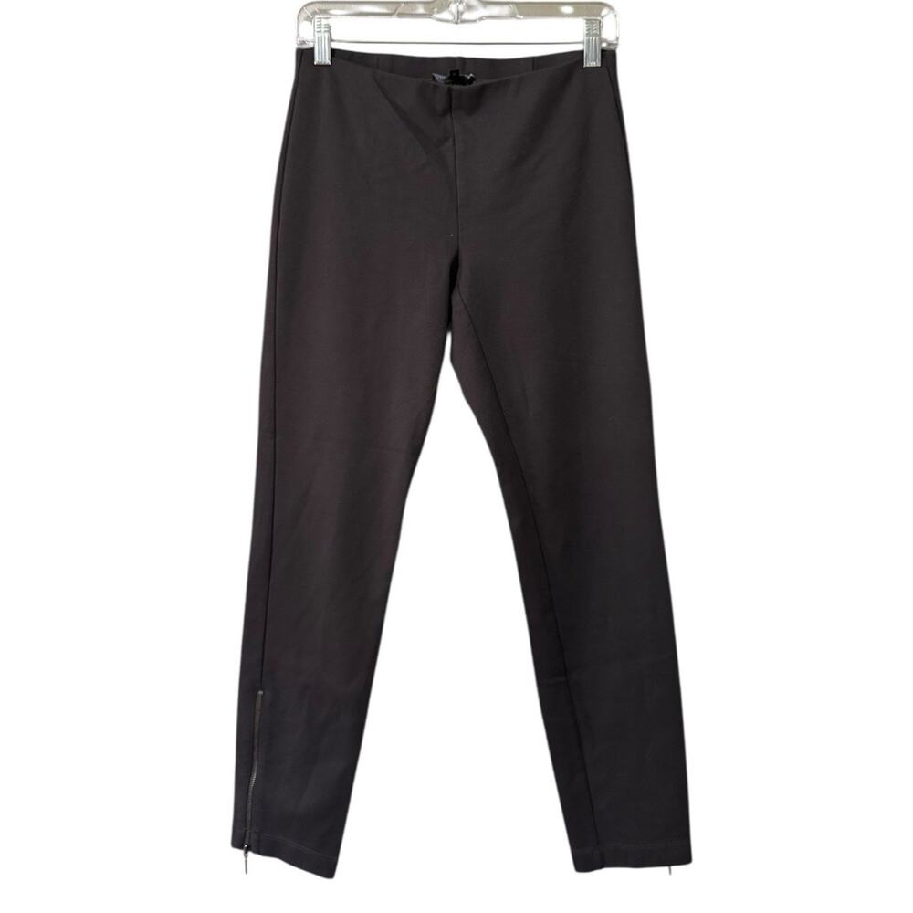 Eileen Fisher Women Size XS Pants Ankle Zip Stretch Pull On Career Office City